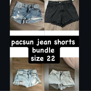 PacSun Women's Denim Shorts Bundle